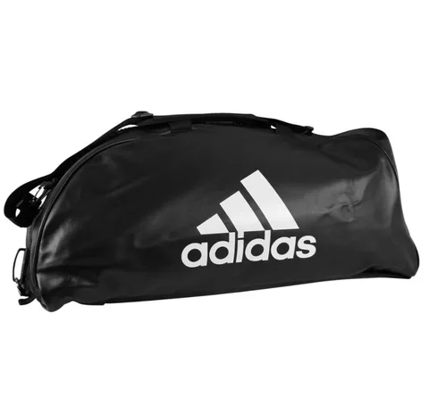 Sac de sport Adidas Combat 2 EN 1 taille M, noir et blanc