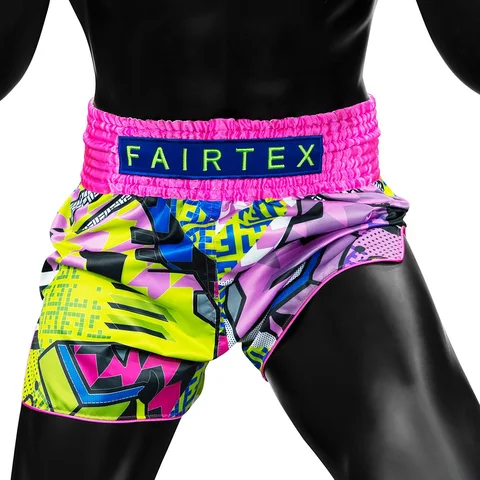 Short de boxe thaï Fairtex BS Future, rose