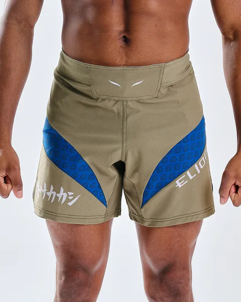 Short MMA Naruto × Elion Seyant, Kakashi kaki et bleu