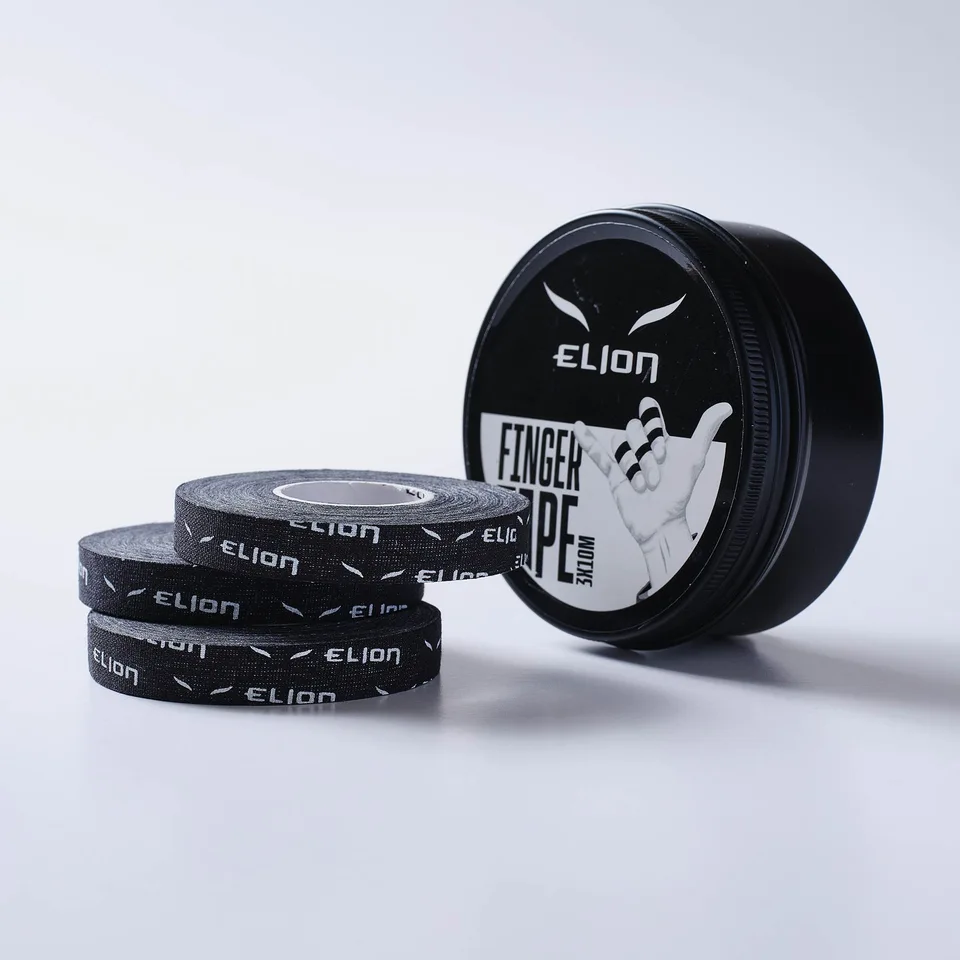 Finger tape Elion boîte de 3 bandages 1 cm × 10 mètres, noir