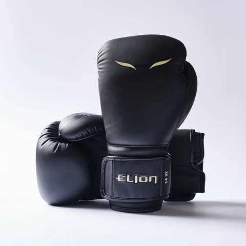Gants de boxe Elion Uncage Anniversaire, noir et or
