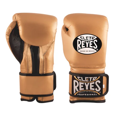 Gants de boxe d’entraînement Cleto Reyes Pro Redesign, or