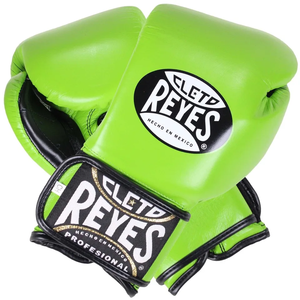 Gants de boxe d’entraînement Cleto Reyes Pro Citrus Green Redesign