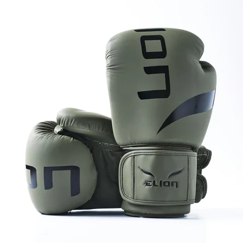 Gants de boxe L’Extravagant Elion, kaki et noir