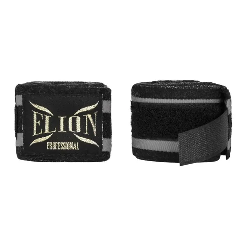 Bandes de boxe Elion 4,5 m, gris et noir