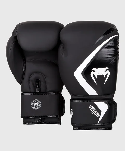 Gants de boxe d’entraînement Venum Contender 2.0, noir et blanc