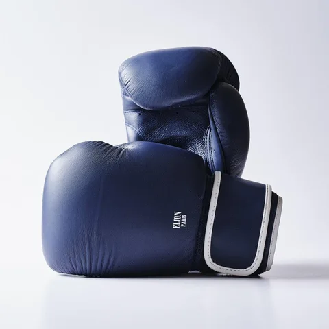 Gants de boxe Elion, bleu mat