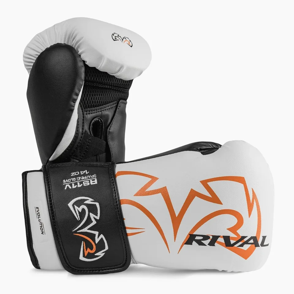 Gants de boxe de sparring Rival RS11V, blanc