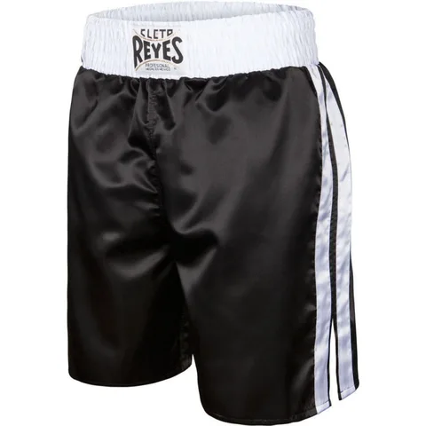 Short de boxe anglaise Cleto Reyes, noir et blanc