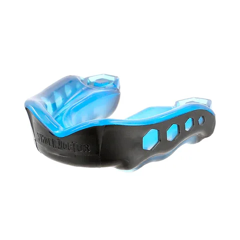 Protège-dents Shock Doctor Gel Max junior, bleu et noir