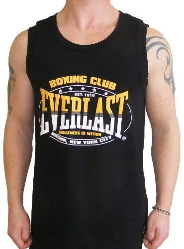 T-shirt sans manches Everlast Boxing Club, noir
