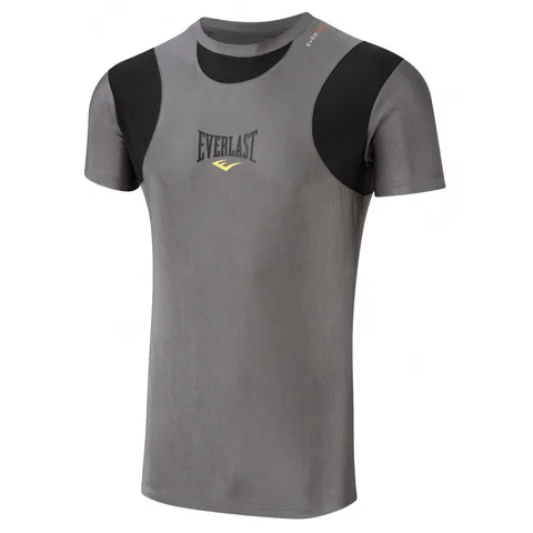 Rashguard Everlast manches courtes, gris et noir