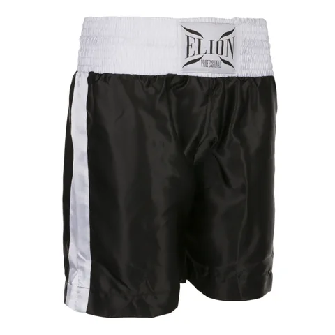 Short de boxe anglaise Elion, noir et blanc
