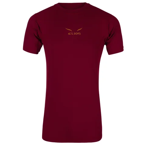 Rashguard Elion Monochrome manches courtes, bordeaux