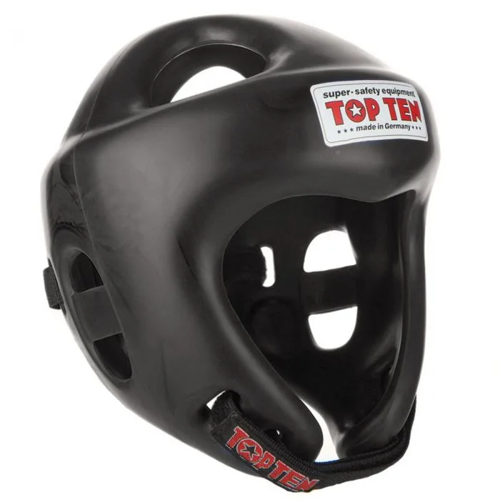 Casque de boxe Top Ten, noir