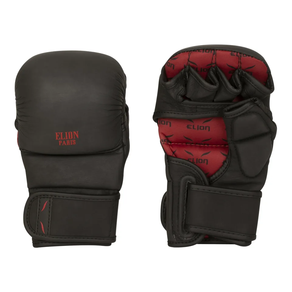 Gants MMA Elion Sparring Matblack, cuir