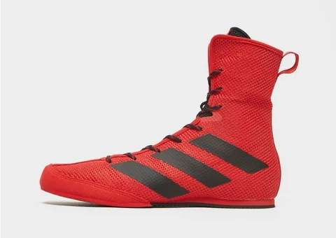 Chaussures Adidas Box Hog 3, rouge et noir