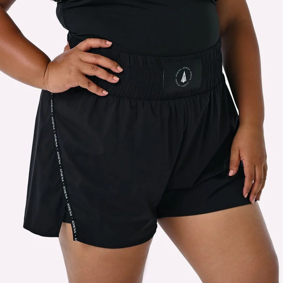 Short femme Athena Theia Boxing, noir
