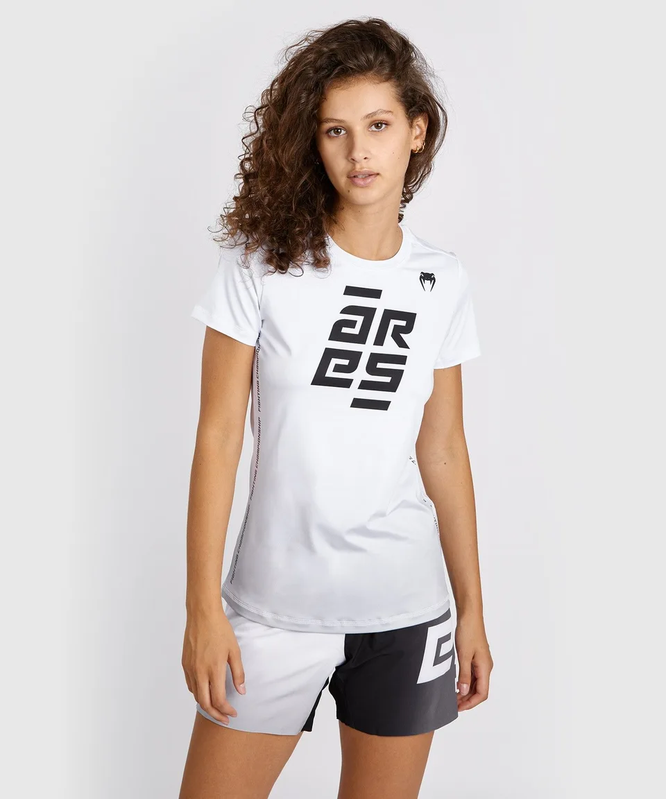 T-shirt technique pour femme Venum Arès, blanc