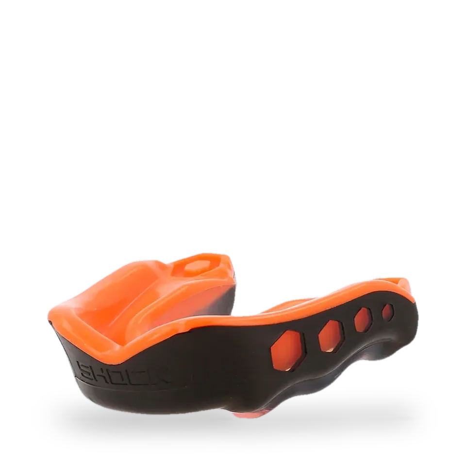 Protège-dents Shock Doctor Gel Max, noir et orange