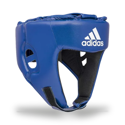 Casque de boxe amateur FFB Adidas Hybride, bleu