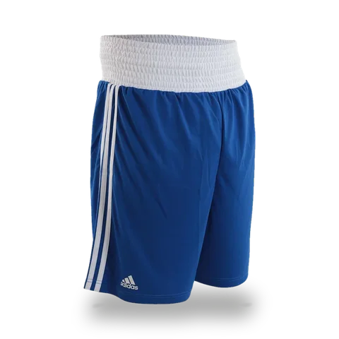 Short de boxe anglaise Adidas Punch Line, bleu