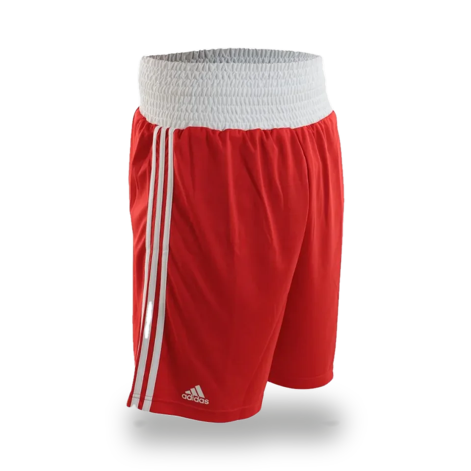 Short de boxe anglaise Adidas Punch Line, rouge
