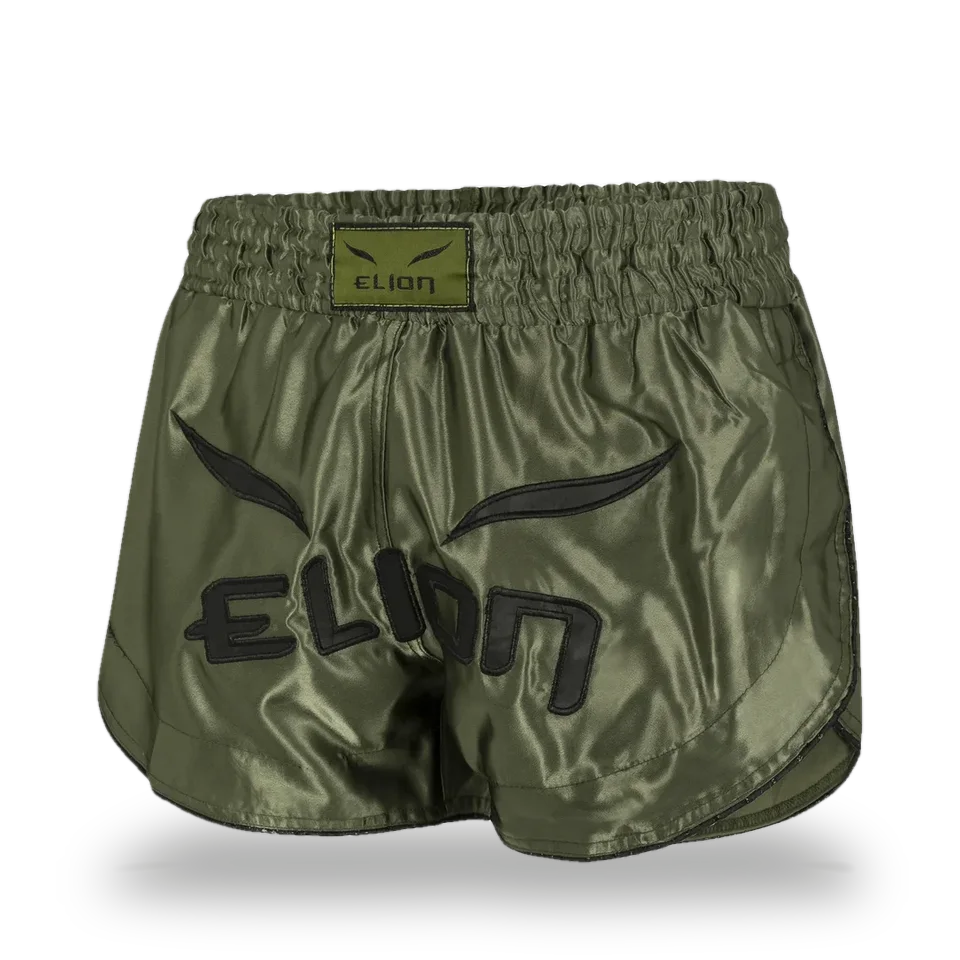 Short de boxe thaï Elion Origins, kaki