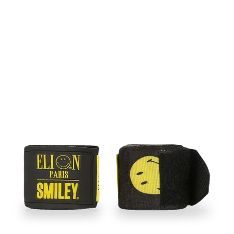 Bandes de boxe Elion × Smiley 50th Anniversary 4,5 m, noir