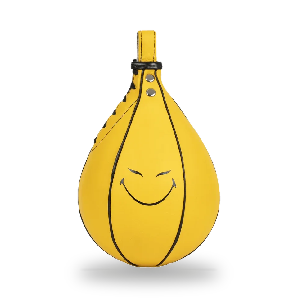 Poire de vitesse Elion × Smiley 50th Anniversary, cuir jaune