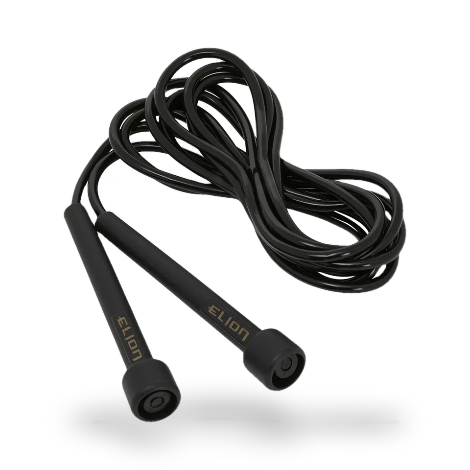 Corde à sauter Elion PVC Power, noir