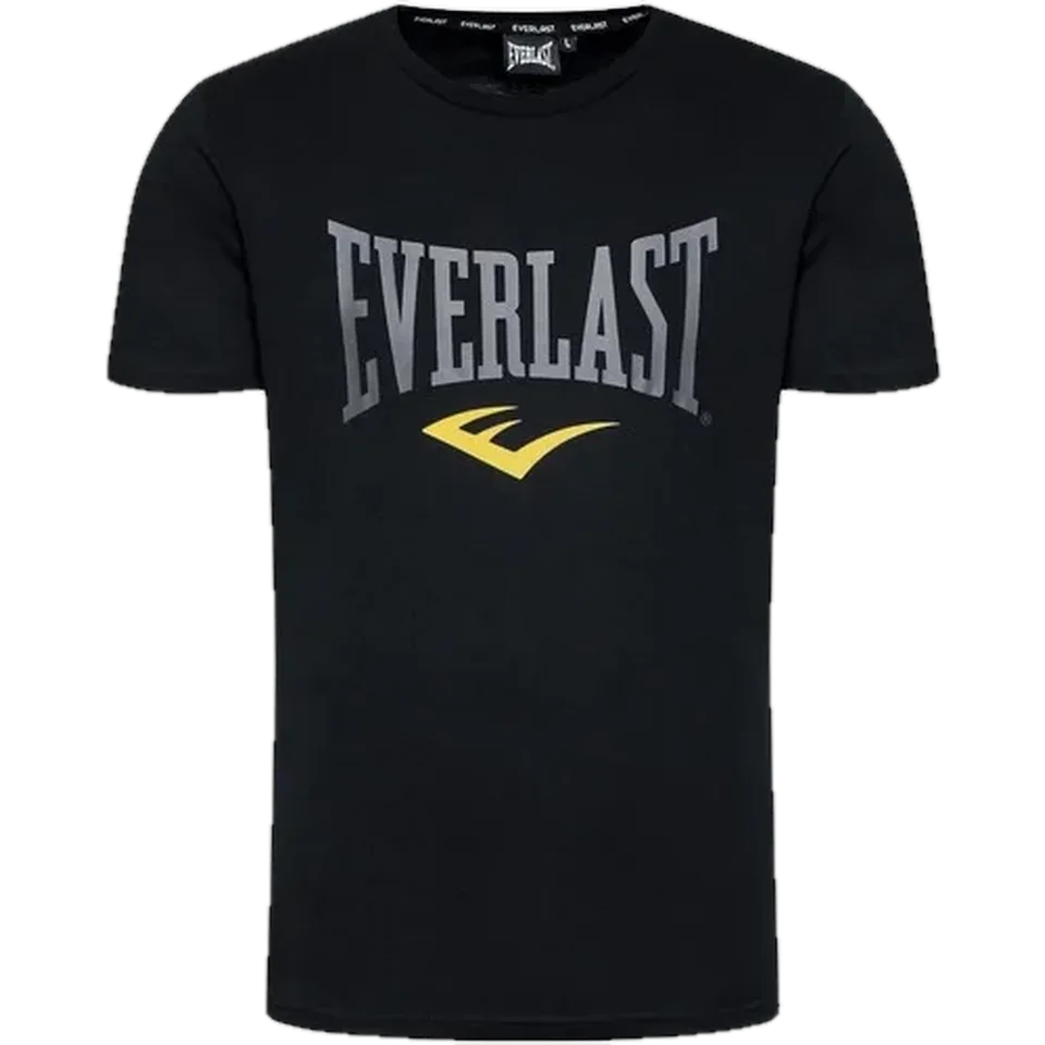 T-shirt Everlast Russel, noir et jaune