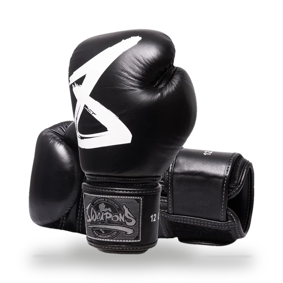 Gants de boxe 8 Weapons Big 8, noir et blanc
