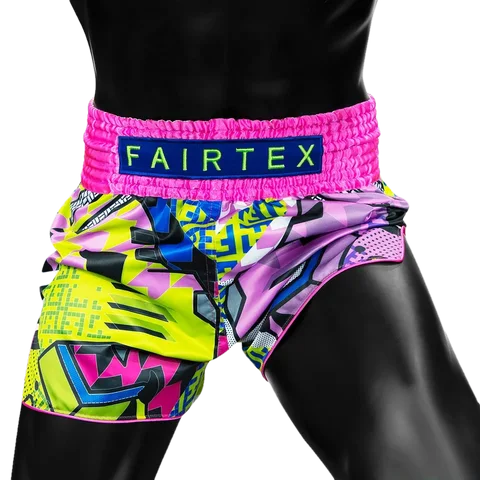 Short de boxe thaï Fairtex BS Future, rose