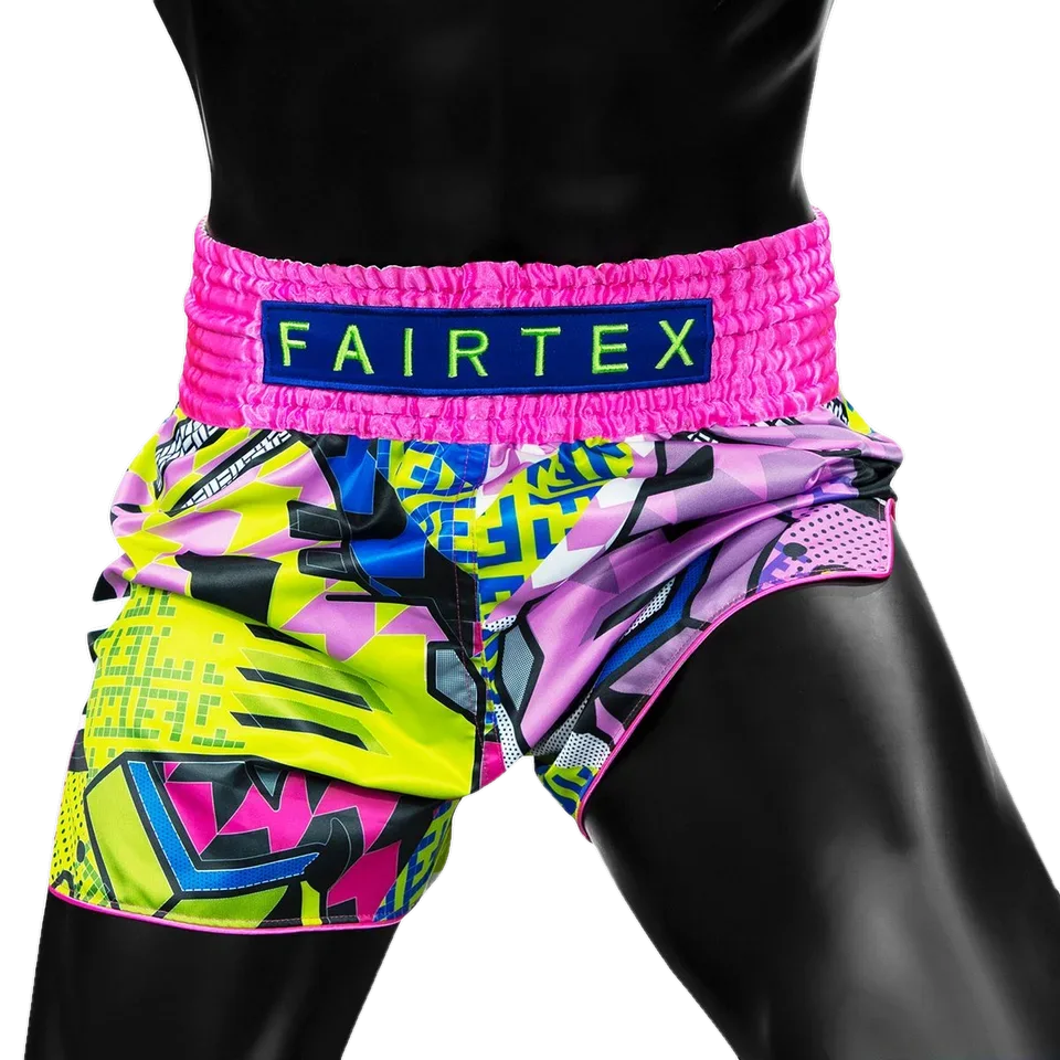 Short de boxe thaï Fairtex BS Future, rose