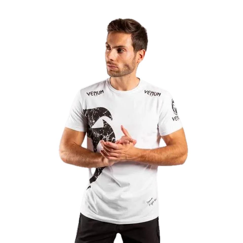 T-shirt Venum Giant, blanc et noir