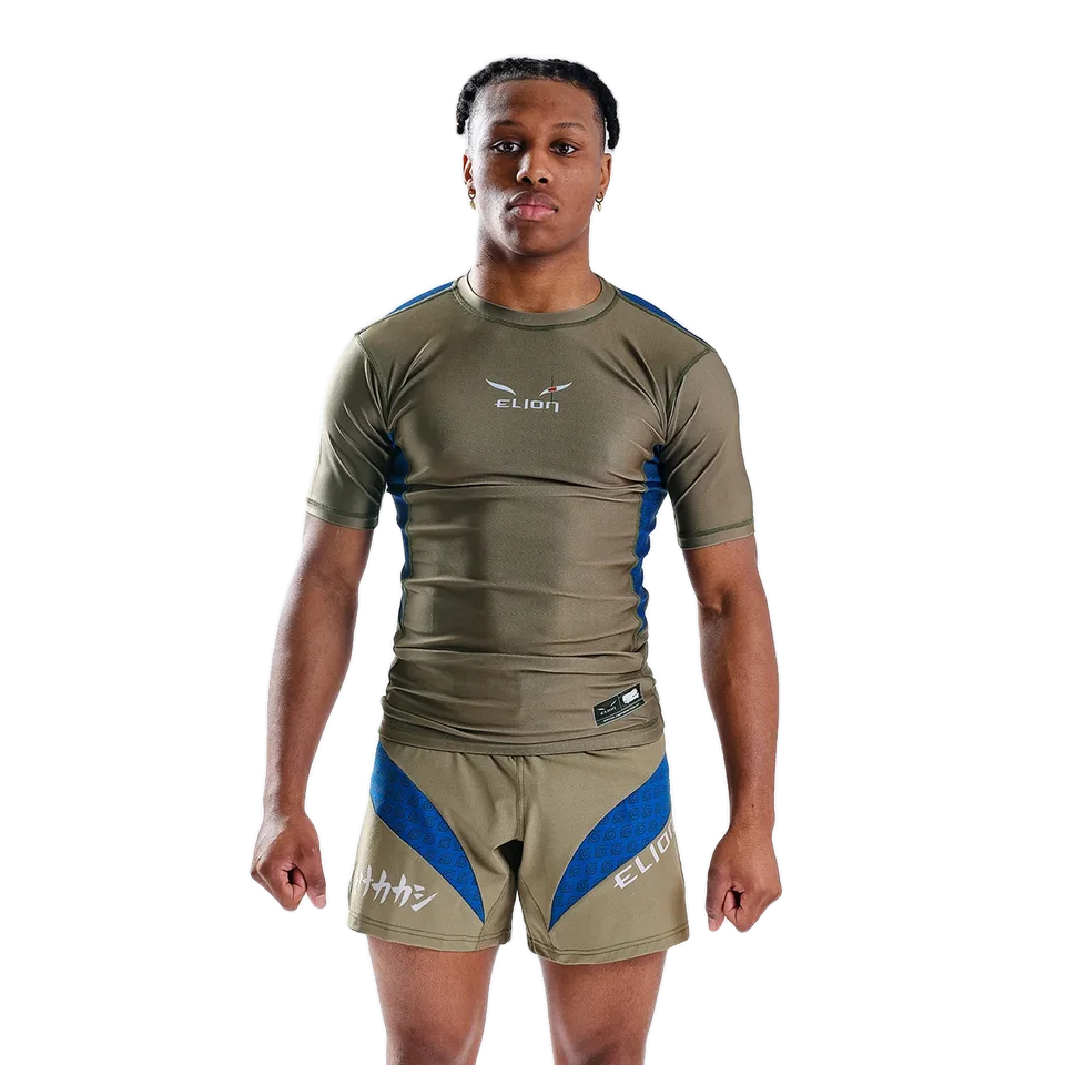 Rashguard Naruto × Elion manches courtes, Kakashi kaki