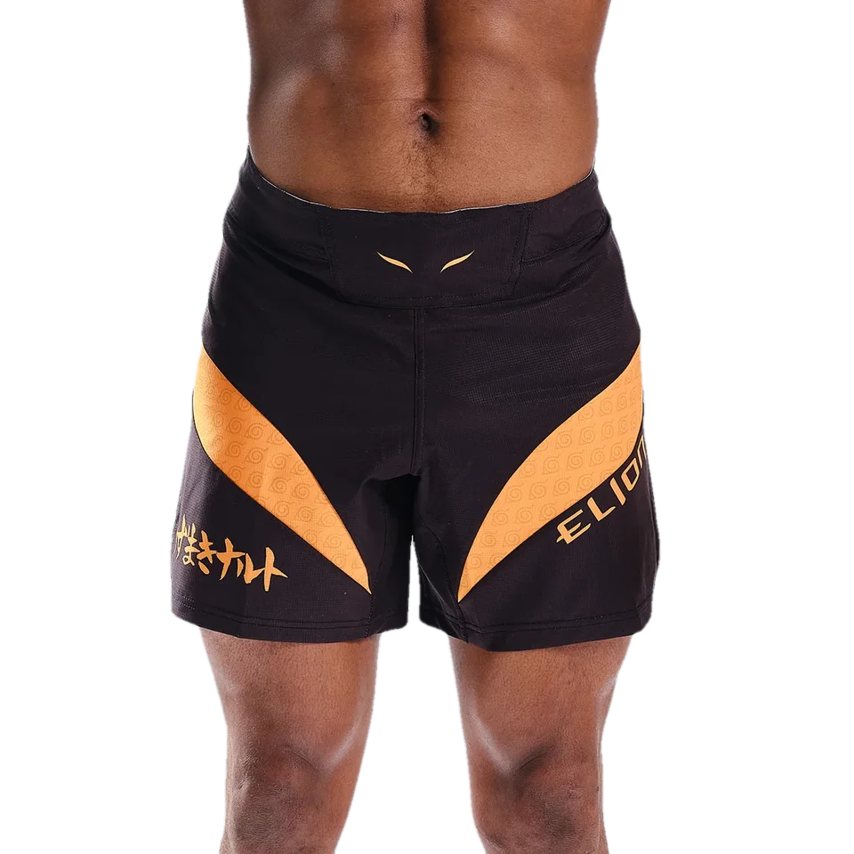 Short MMA Naruto × Elion Seyant, Naruto noir et orange