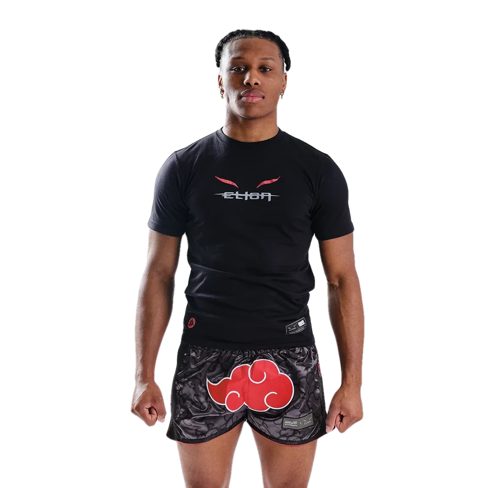 T-shirt Naruto × Elion, Akatsuki noir et rouge