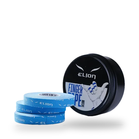 Finger tape Elion boîte de 3 bandages 1 cm × 10 mètres, bleu