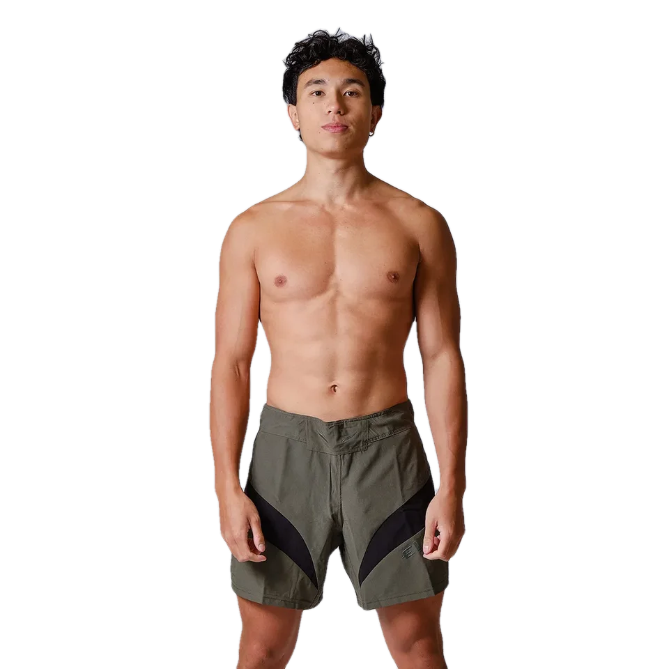 Short MMA Elion Seyant Gladiator, kaki et noir