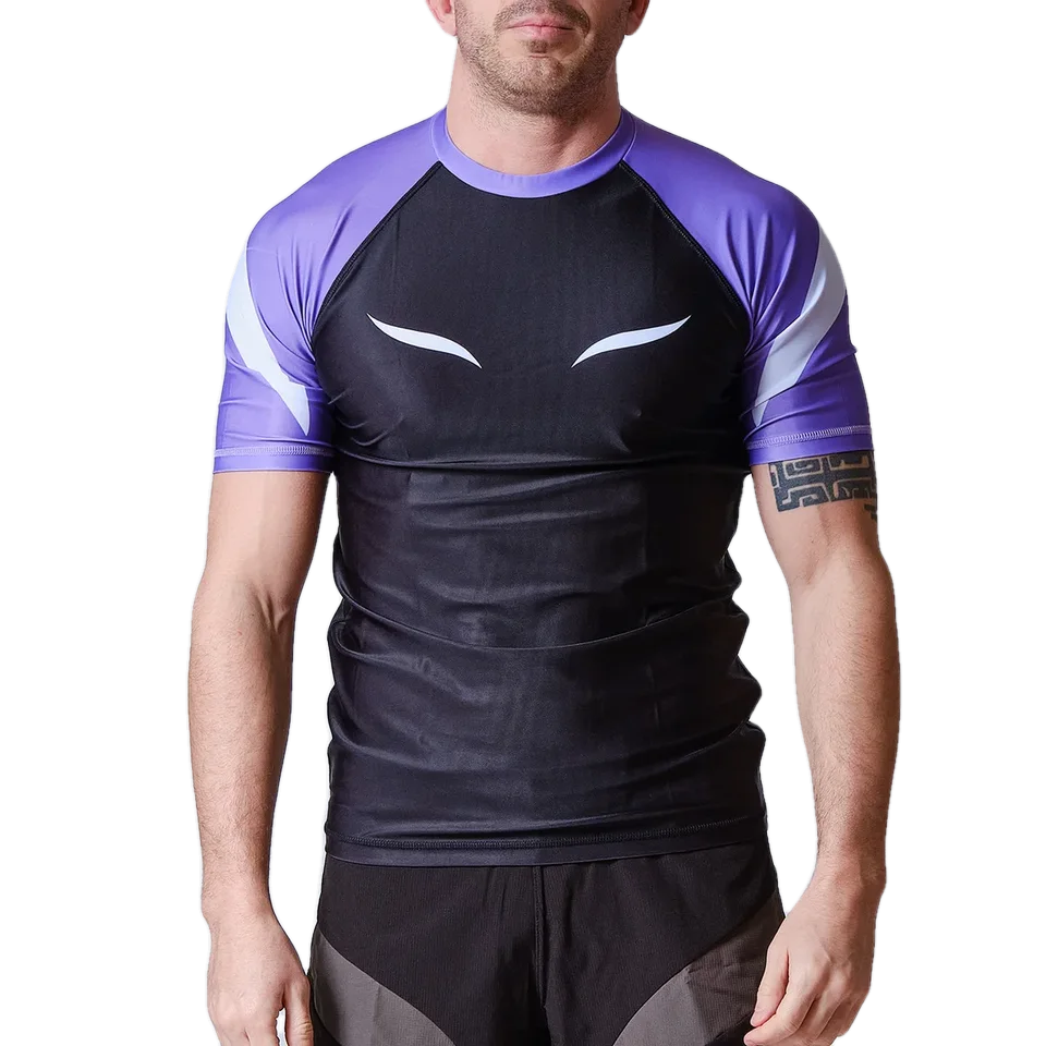 Rashguard Elion JJB Squale manches courtes, violet