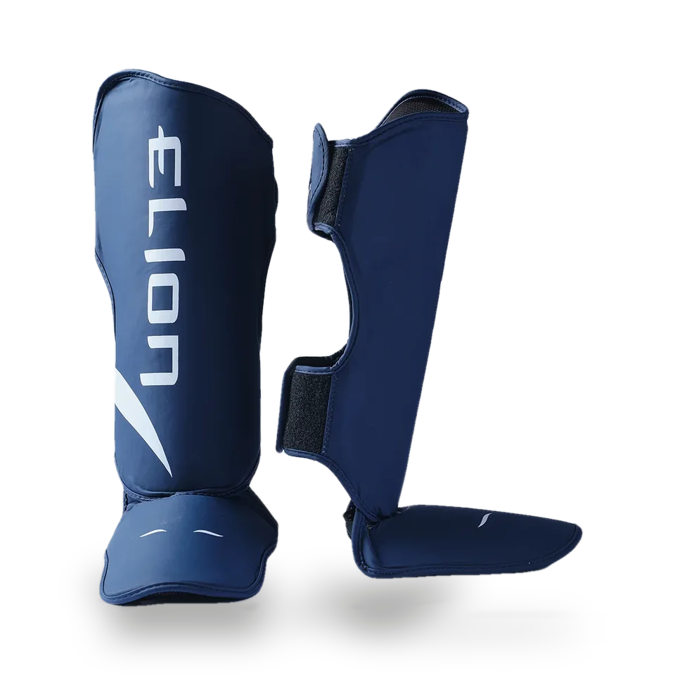Protège-tibias Elion Extravagant, bleu marine et blanc