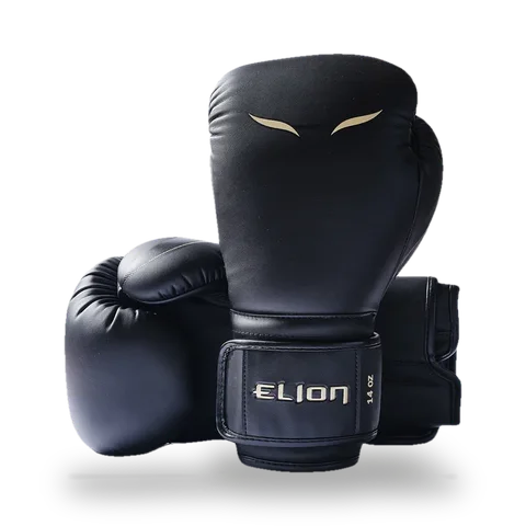 Gants de boxe Elion Uncage Anniversaire, noir et or