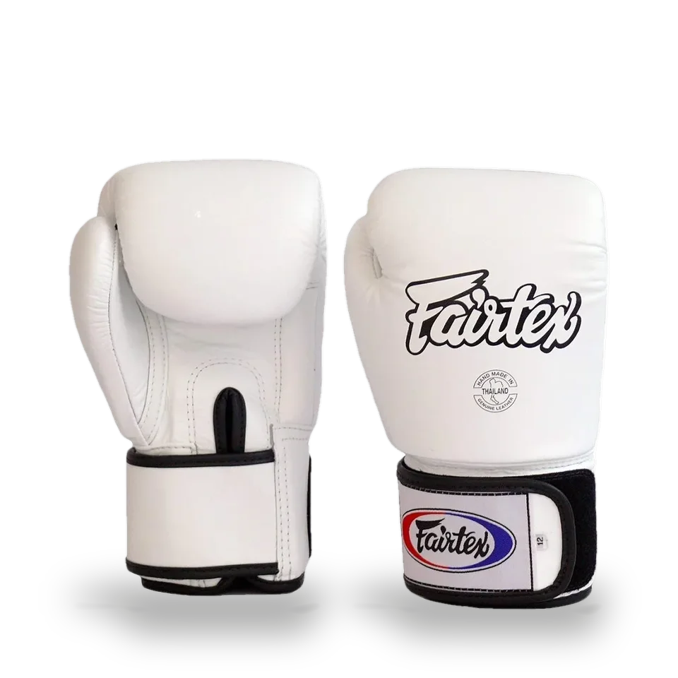 Gants de boxe d’entraînement Fairtex BGV1, blanc