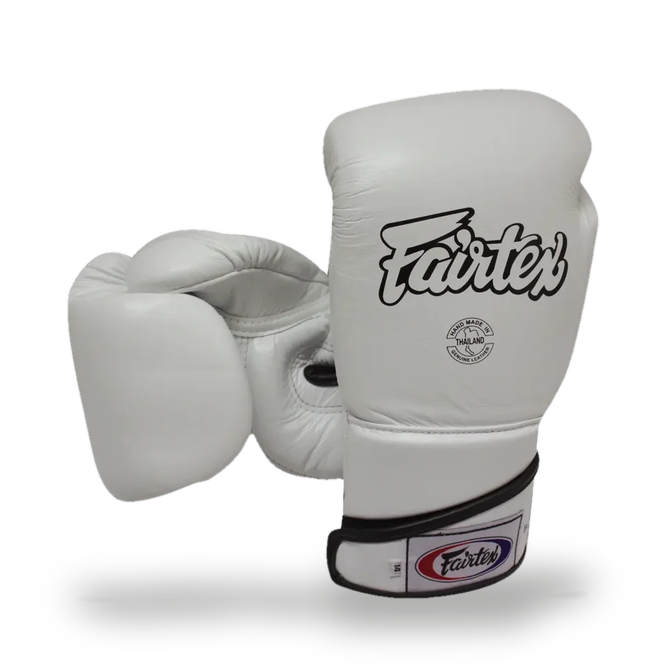 Gants de boxe d’entraînement Fairtex BGV6, blanc