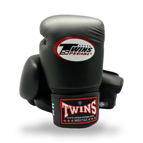 Gants de boxe d’entraînement Twins BGN, noir