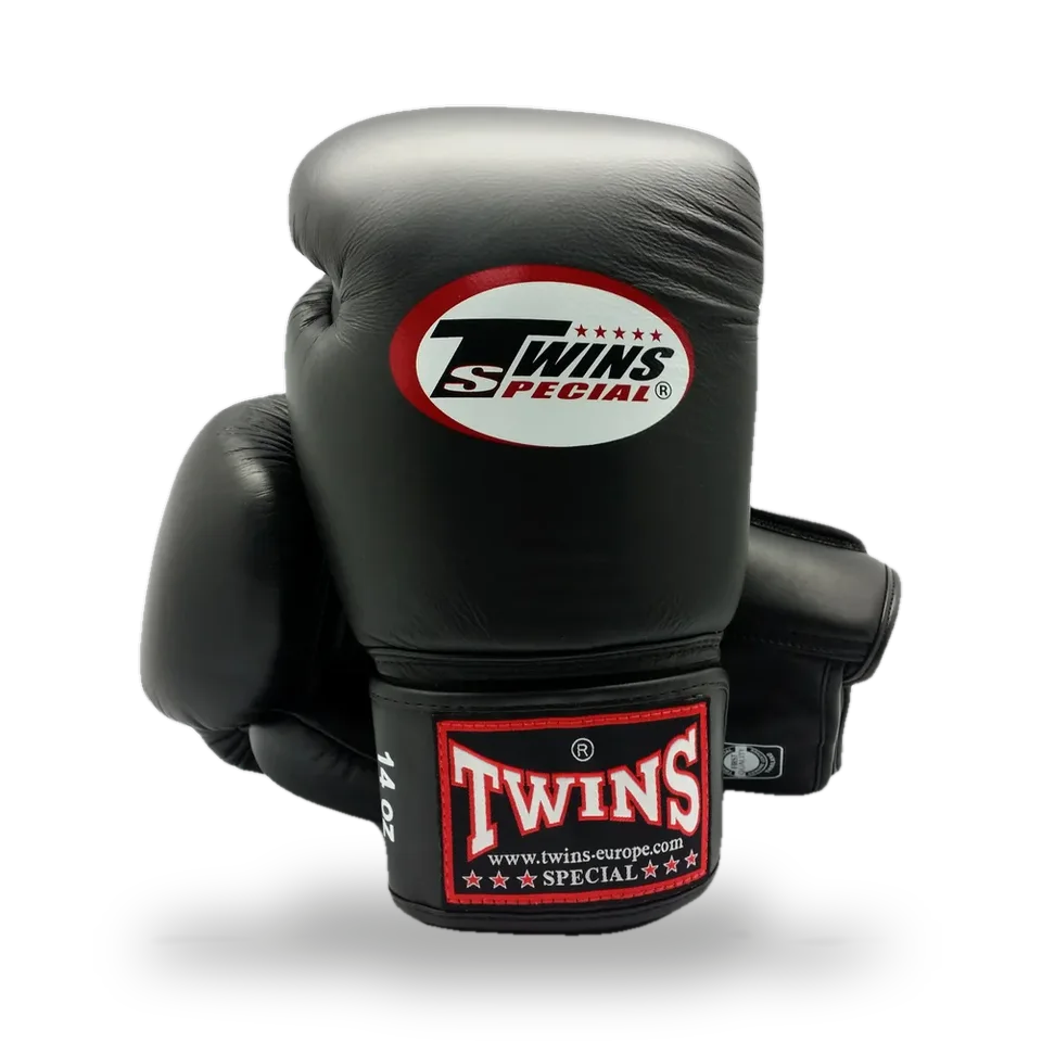 Gants de boxe d’entraînement Twins BGN, noir
