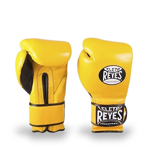 Gants de boxe d’entraînement Cleto Reyes Pro, jaune