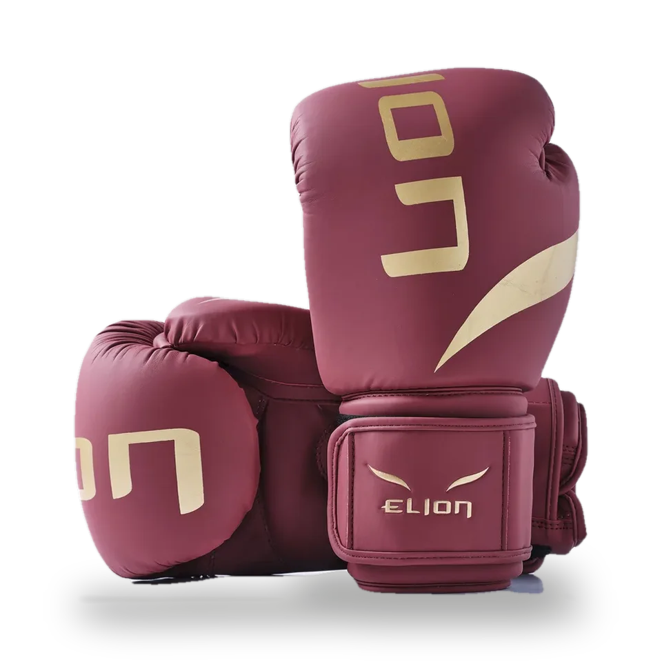 Gants de boxe L’Extravagant Elion, bordeaux et or